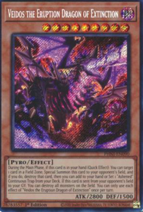 Veidos the Eruption Dragon of Extinction - PHNI-EN090 - Secret Rare 1st Edition