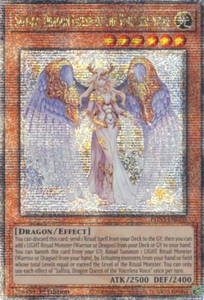 Saffira, Dragon Queen of the Voiceless Voice - PHNI-EN020 Quarter Century 1st Edition
