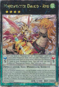 Majespecter Draco - Ryu - PHNI-EN049 - Quarter Century Secret Rare 1st Edition