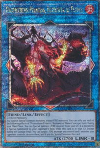 Promethean Princess, Bestower of Flames - PHNI-EN052 - Quarter Century Secret Rare 1st Edition