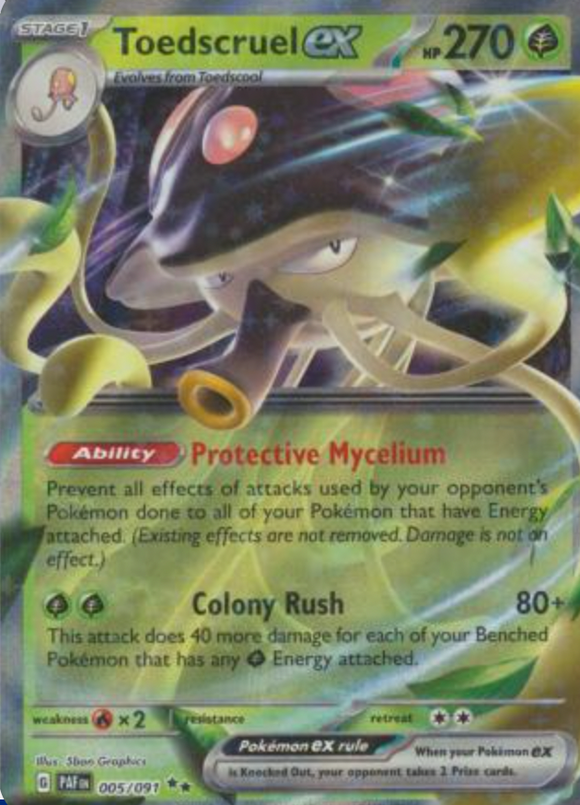 Toedscruel ex - 005/091 - Ultra Rare