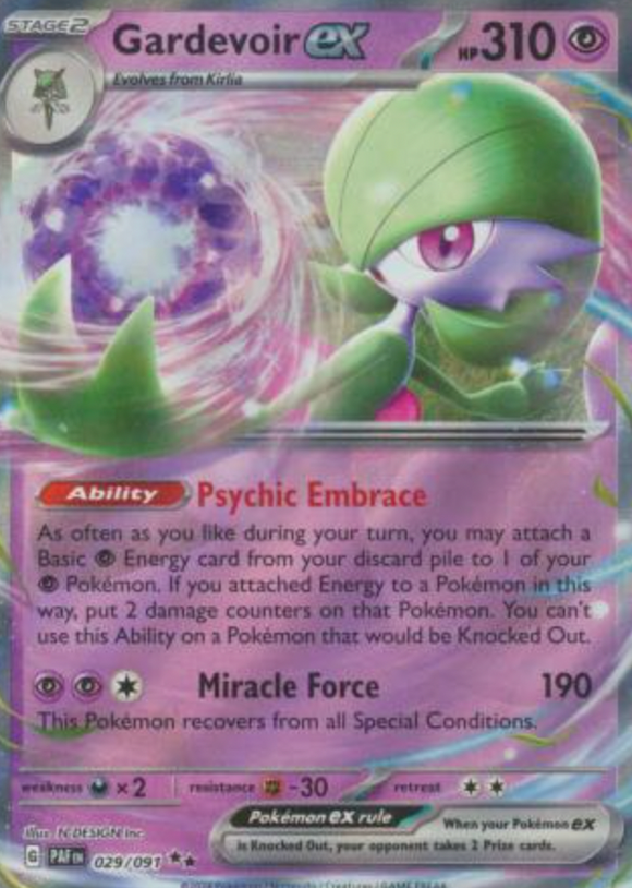 Gardevoir ex - 029/091 - Ultra Rare