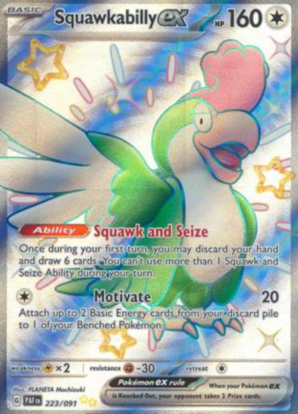 Squawkabilly ex - 223/091 - Shiny Ultra Rare