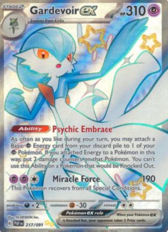 Gardevoir ex - 217/091 - Shiny Ultra Rare