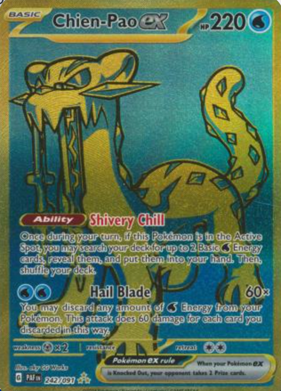 Chien-Pao ex - 242/091 - Gold Secret Rare