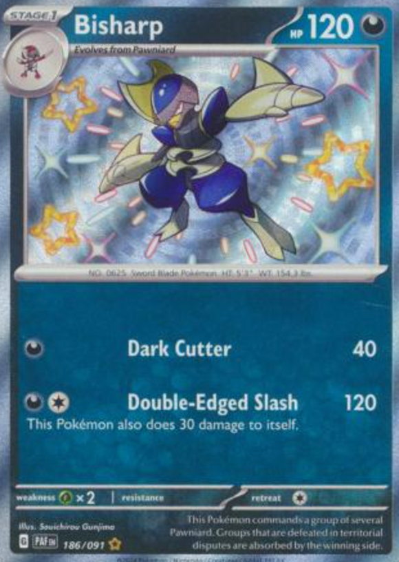 Bisharp - 186/091 - Shiny Rare