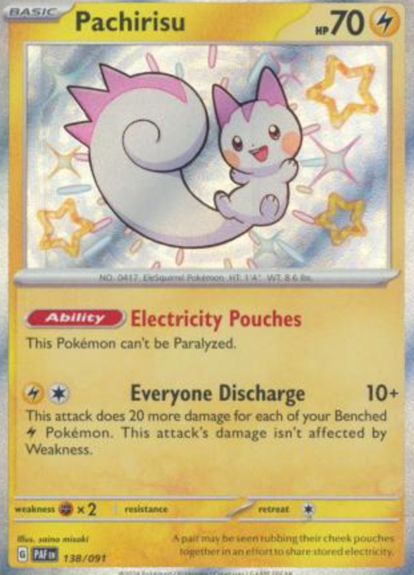 Pachirisu - 138/091 - Shiny Rare