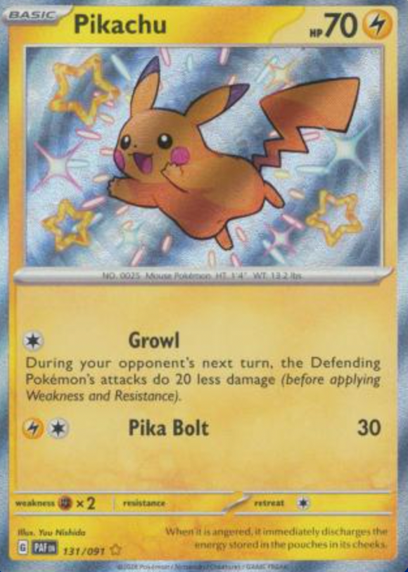 Pikachu - 131/091 - Shiny Rare