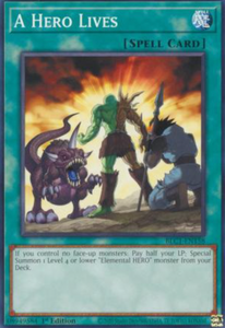 A Hero Lives - BLC1-EN158 - Common 1st Edition