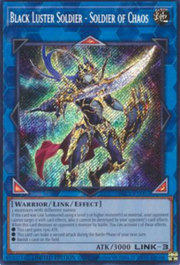 Black Luster Soldier - Soldier of Chaos - BLC1-EN002 - Secret Rare Limited Edition