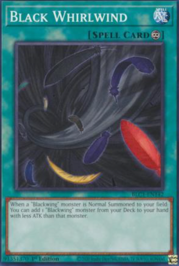 Black Whirlwind - BLC1-EN142 - Common 1st Edition