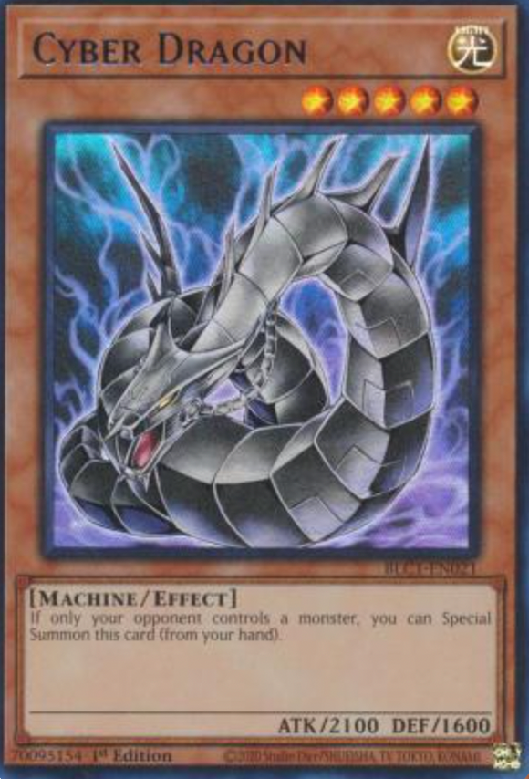 Cyber Dragon (Alt. Art) - BLC1-EN021 - Ultra Rare 1st Edition