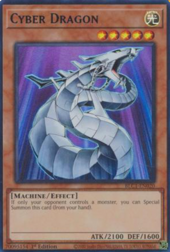 Cyber Dragon (Silver) - BLC1-EN020 - Ultra Rare 1st Edition