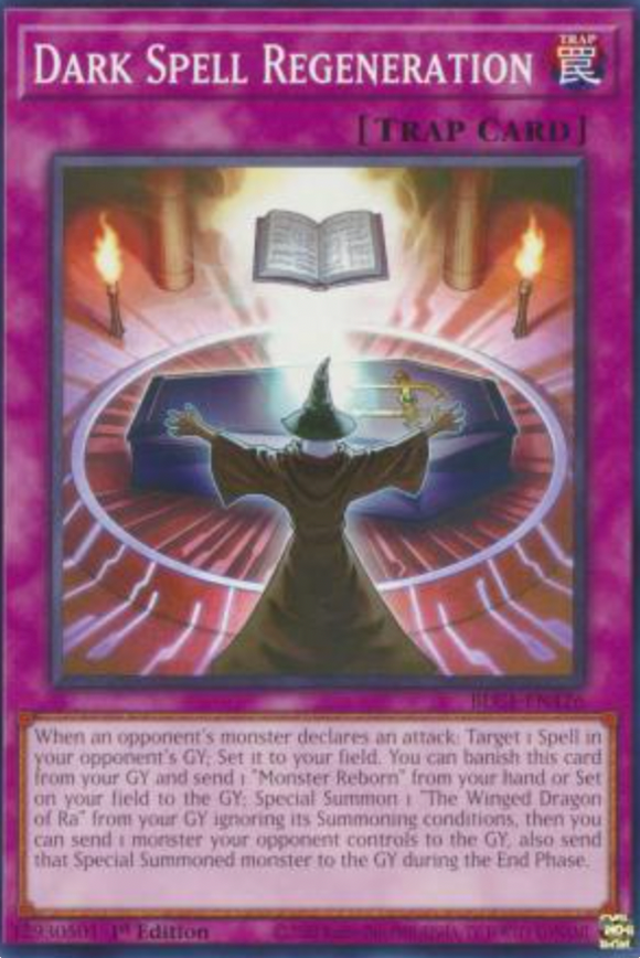 Dark Spell Regeneration - BLC1-EN126 - Common 1st Edition