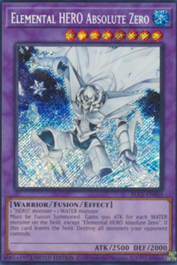 Elemental HERO Absolute Zero - BLC1-EN004 - Secret Rare Limited Edition