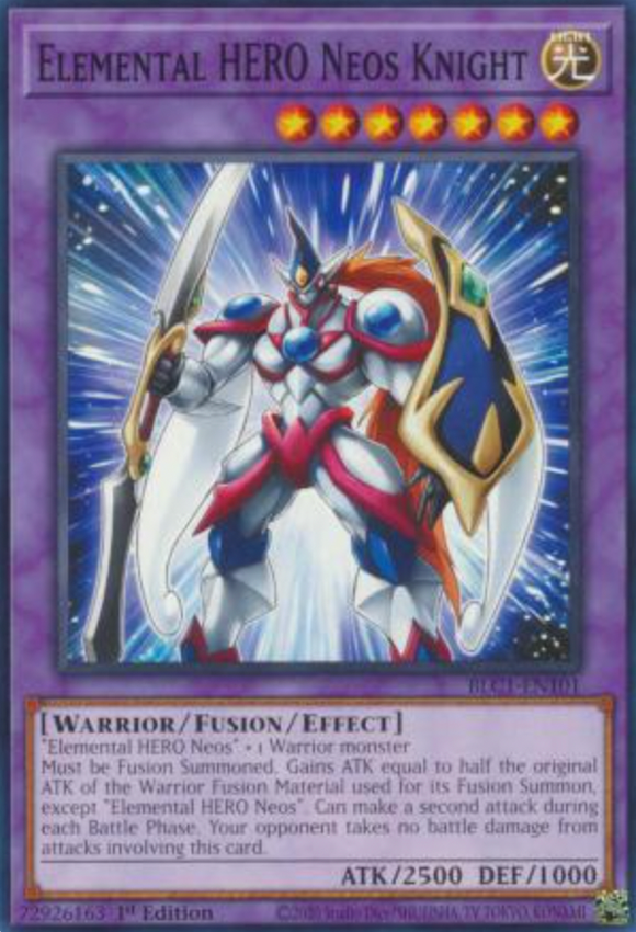 Elemental HERO - Neos Knight - BLC1-EN101 - Common 1st Edition