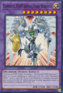 Elemental HERO Shining Flare Wingman - BLC1-EN139 - Common 1st Edition