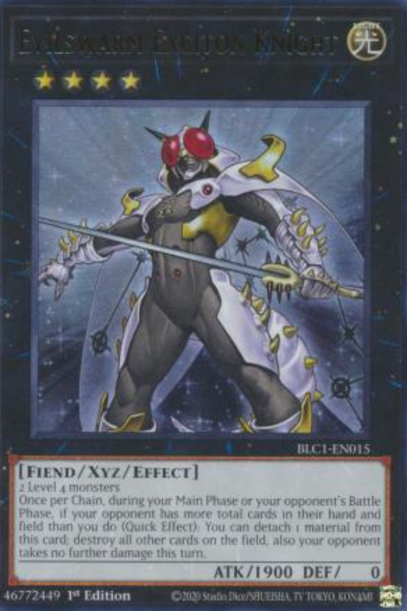 Evilswarm Exciton Knight - BLC1-EN015 - Ultra Rare 1st Edition
