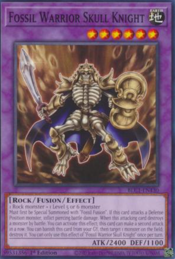 Fossil Warrior Skull Knight - BLC1-EN130 - Common 1st Edition