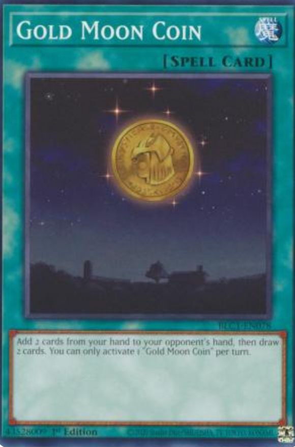 Gold Moon Coin - BLC1-EN078 - Common 1st Edition