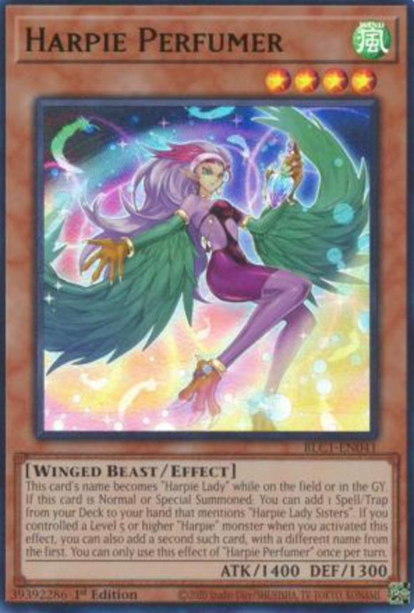 Harpie Perfumer (Silver) - BLC1-EN041 - Ultra Rare 1st Edition