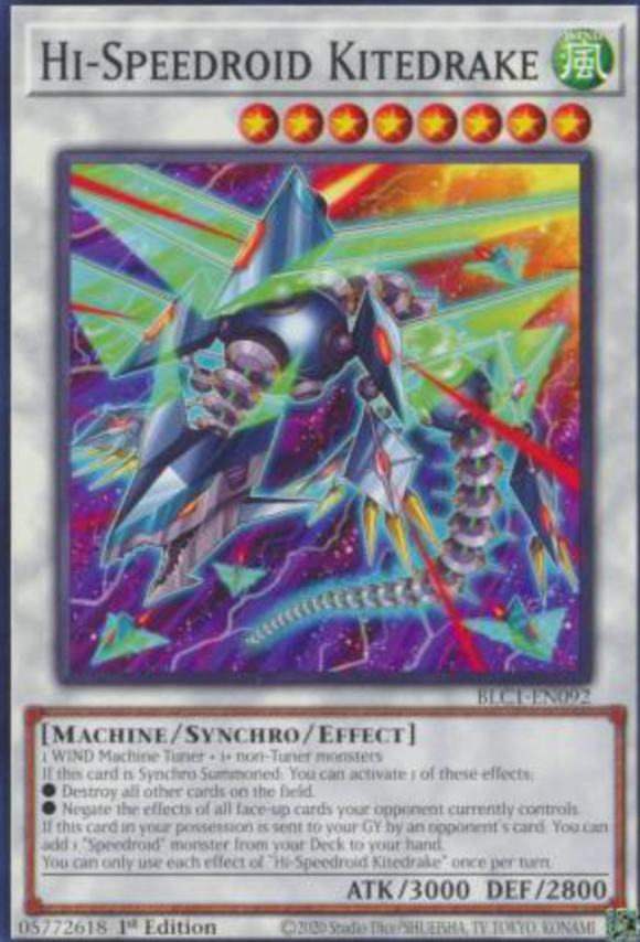Hi-Speedroid Kitedrake - BLC1-EN092 - Common 1st Edition