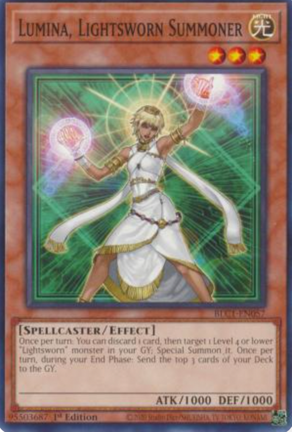Lumina, Lightsworn Summoner - BLC1-EN057 - Common 1st Edition
