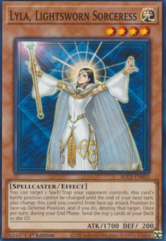 Lyla, Lightsworn Sorceress - BLC1-EN055 - Common 1st Edition