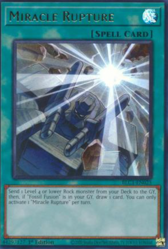 Miracle Rupture - BLC1-EN025 - Ultra Rare 1st Edition