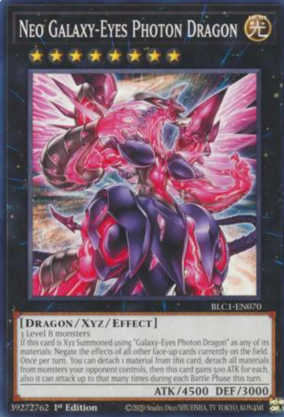 Neo Galaxy-Eyes Photon Dragon - BLC1-EN070 - Common 1st Edition