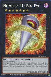Number 11: Big Eye - BLC1-EN001 - Secret Rare Limited Edition