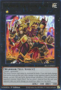 Number 54: Lion Heart - BLC1-EN037 - Ultra Rare 1st Edition