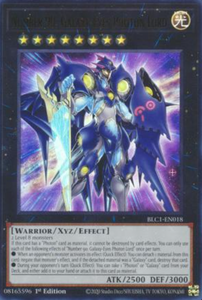 Number 90: Galaxy-Eyes Photon Lord (Silver) - BLC1-EN018 - Ultra Rare 1st Edition