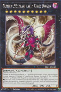 Number C92: Heart-eartH Chaos Dragon - BLC1-EN149 - Common 1st Edition
