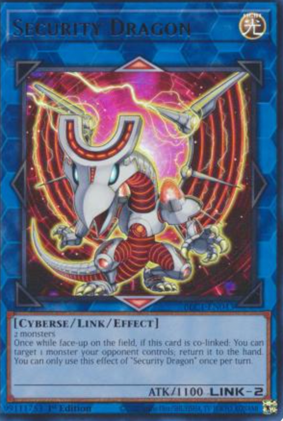 Security Dragon - BLC1-EN043 - Ultra Rare 1st Edition