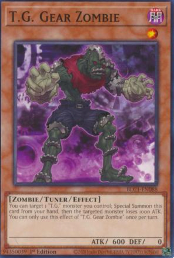 T.G. Gear Zombie - BLC1-EN088 - Common 1st Edition