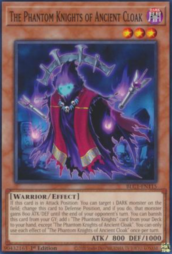 The Phantom Knights of Ancient Cloak - BLC1-EN115 - Common 1st Edition
