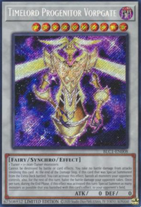 Timelord Progenitor Vorpgate - BLC1-EN008 - Secret Rare Limited Edition
