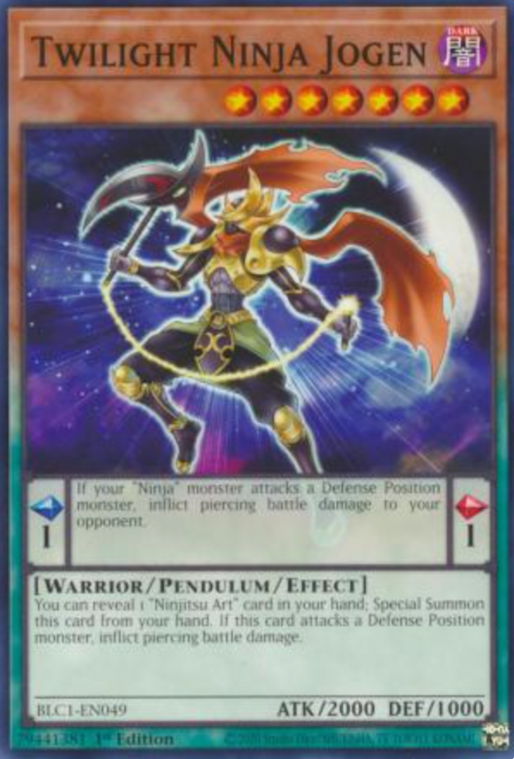 Twilight Ninja Jogen - BLC1-EN049 - Common 1st Edition