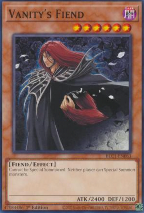 Vanity’s Fiend - BLC1-EN063 - Common 1st Edition