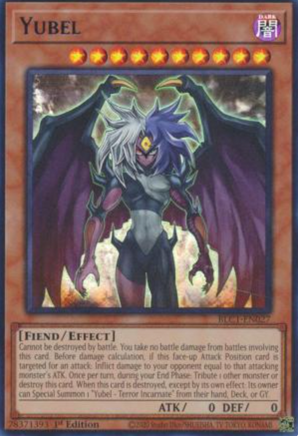 Yubel - BLC1-EN027 - Ultra Rare 1st Edition