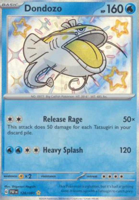 Dondozo - 126/091 - Shiny Rare