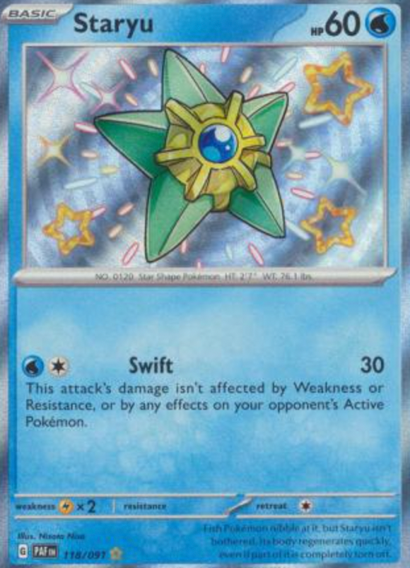 Staryu - 118/091 - Shiny Rare