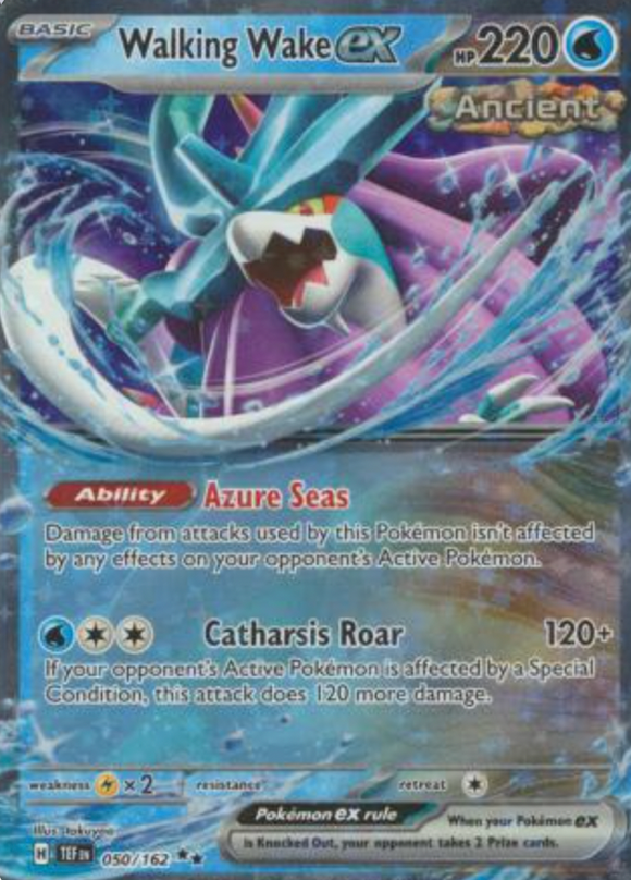 Walking Wake ex - 050/162 - Ultra Rare