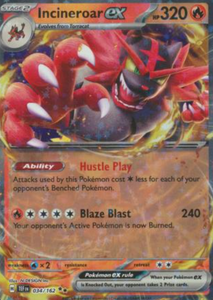 Incineroar ex - 034/162 - Ultra Rare