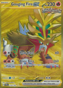 Gouging Fire ex - 214/162 - Gold Secret Rare