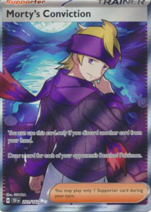 Morty's Conviction - 201/162 - Full Art Secret Rare