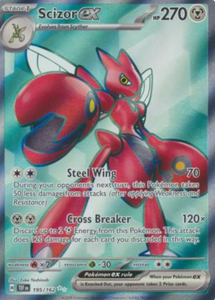 Scizor ex - 195/162 - Full Art Secret Rare