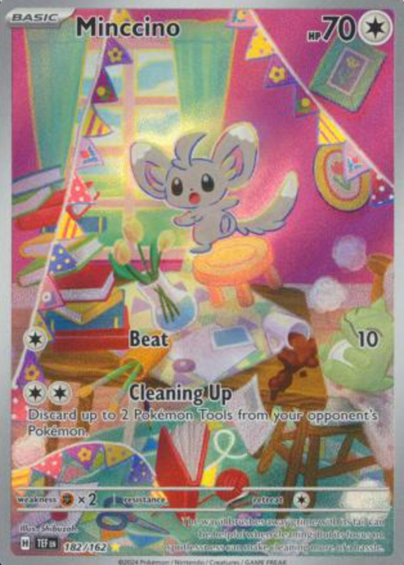 Minccino - 182/162 - Illustration Rare