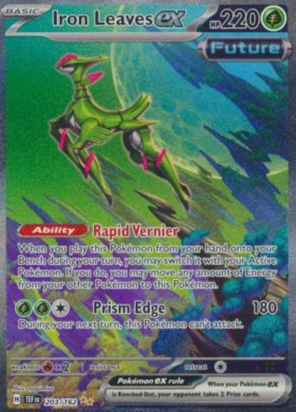 Iron Leaves ex - 203/162 - Special Illustration Rare